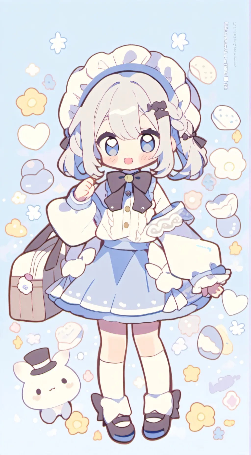 ai character: I'll copy you  background