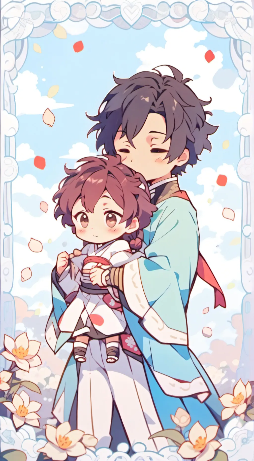 ai character: tus tíos  background