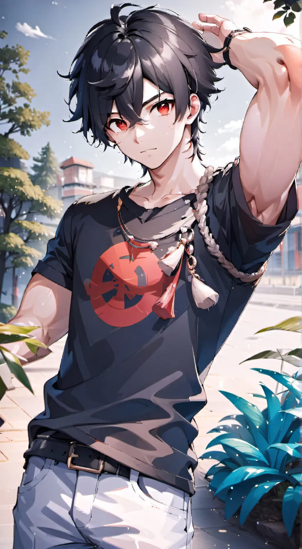 ai character: Широ  background