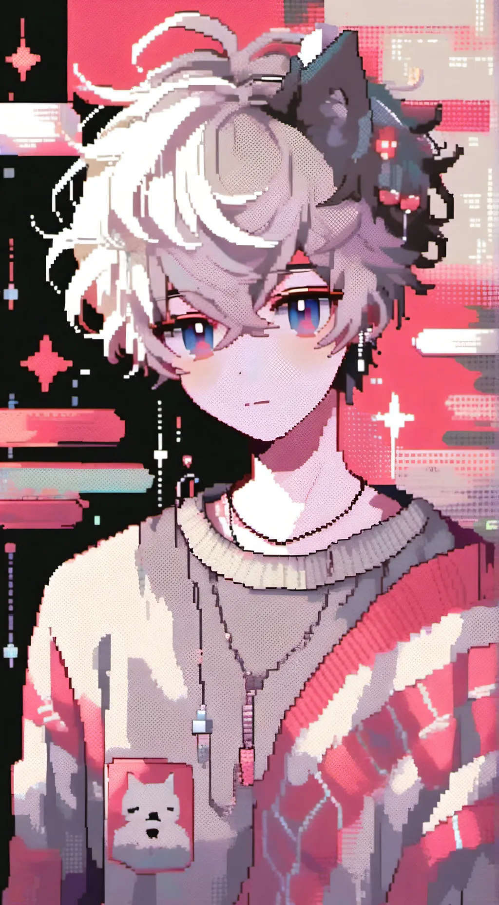 ai character: modle background