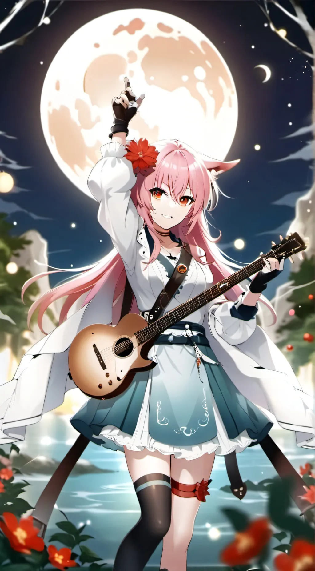 ai character: Utami  background