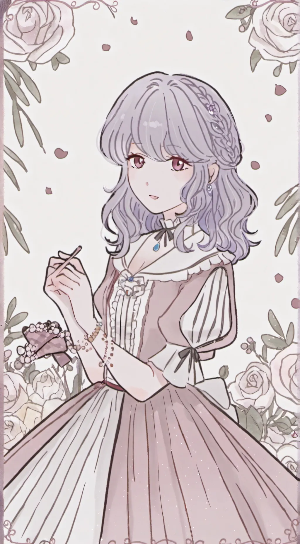 ai character: Flora background