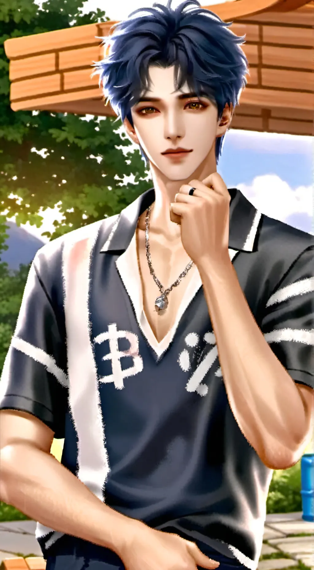 ai character: kai~£ background