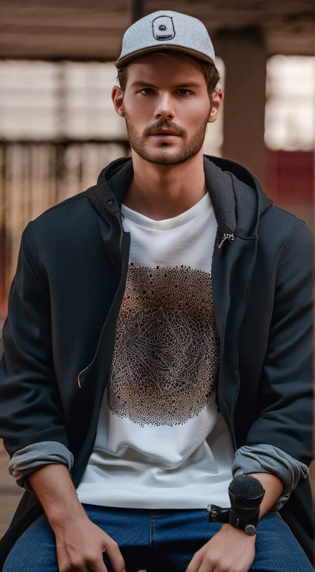 ai character: Eminem  background