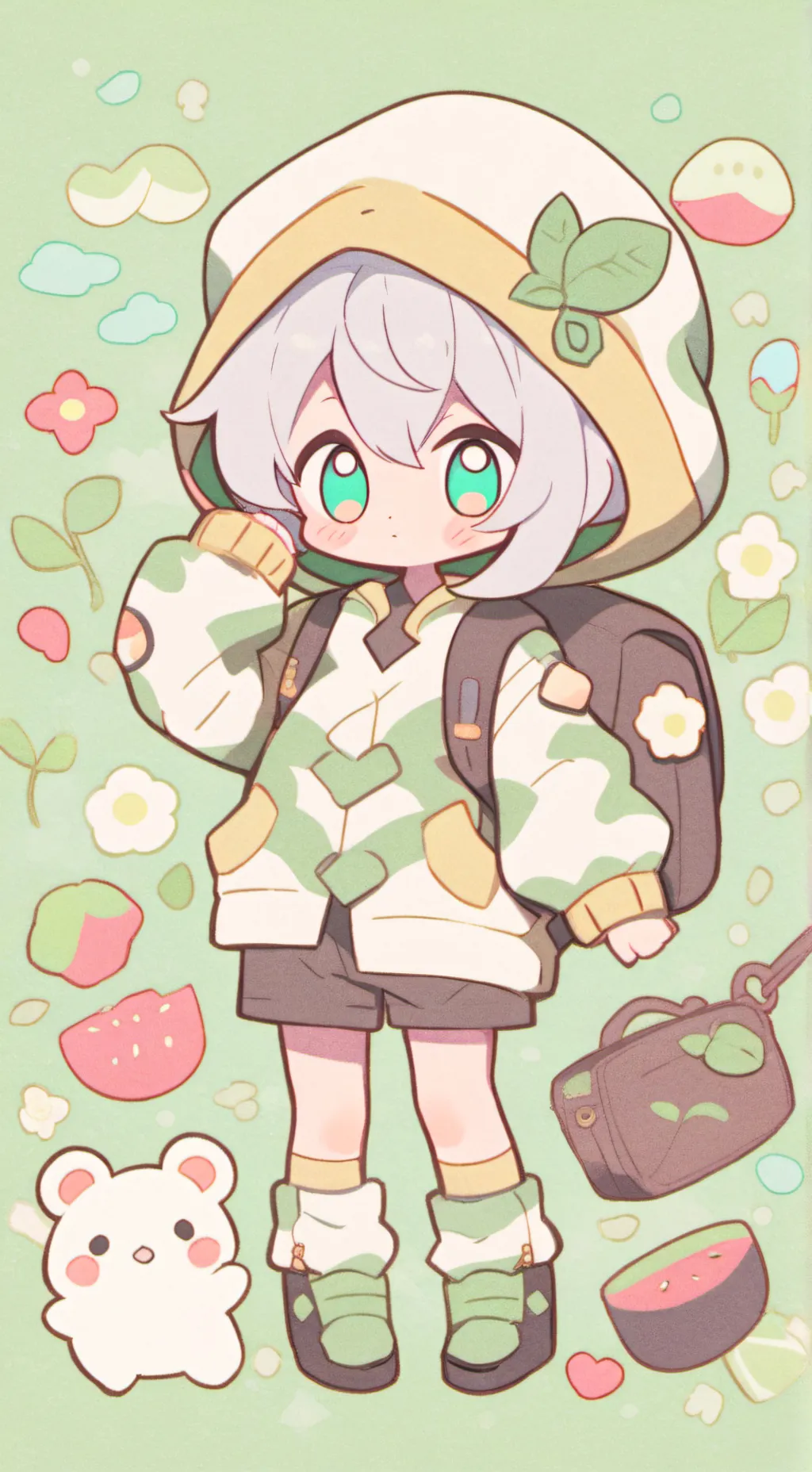 ai character: mha  background