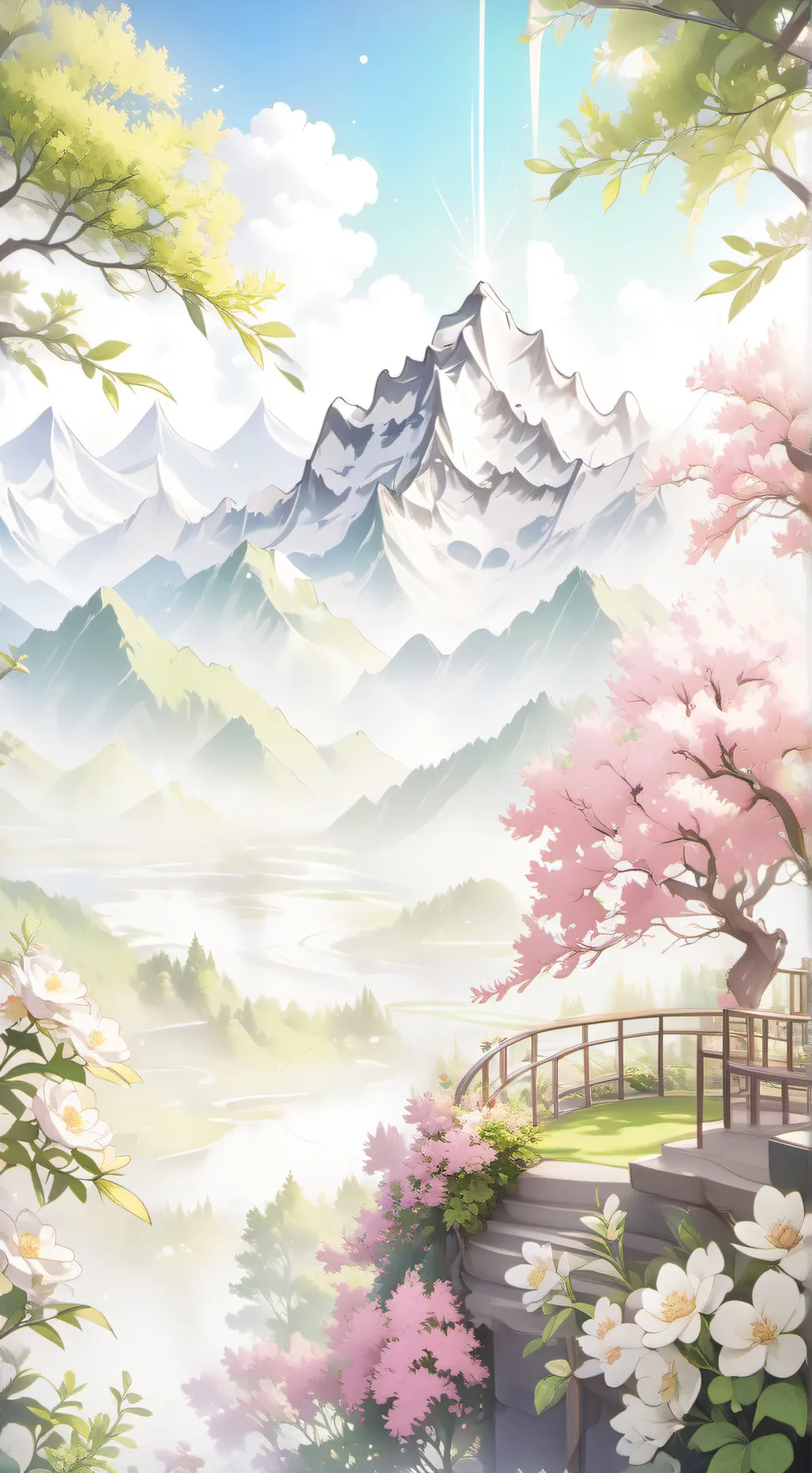 ai character: II meets dw background