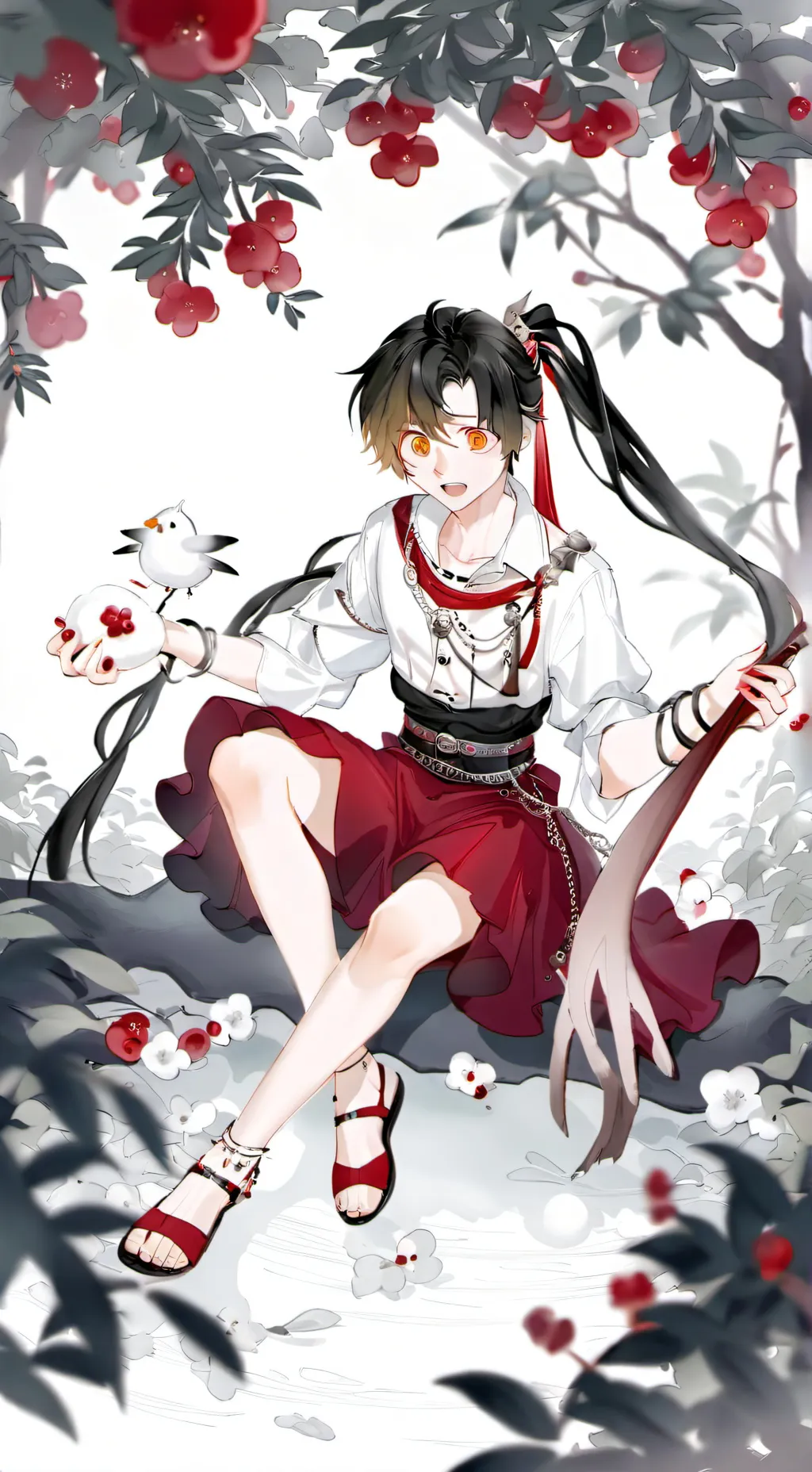 ai character: anya embarazada background