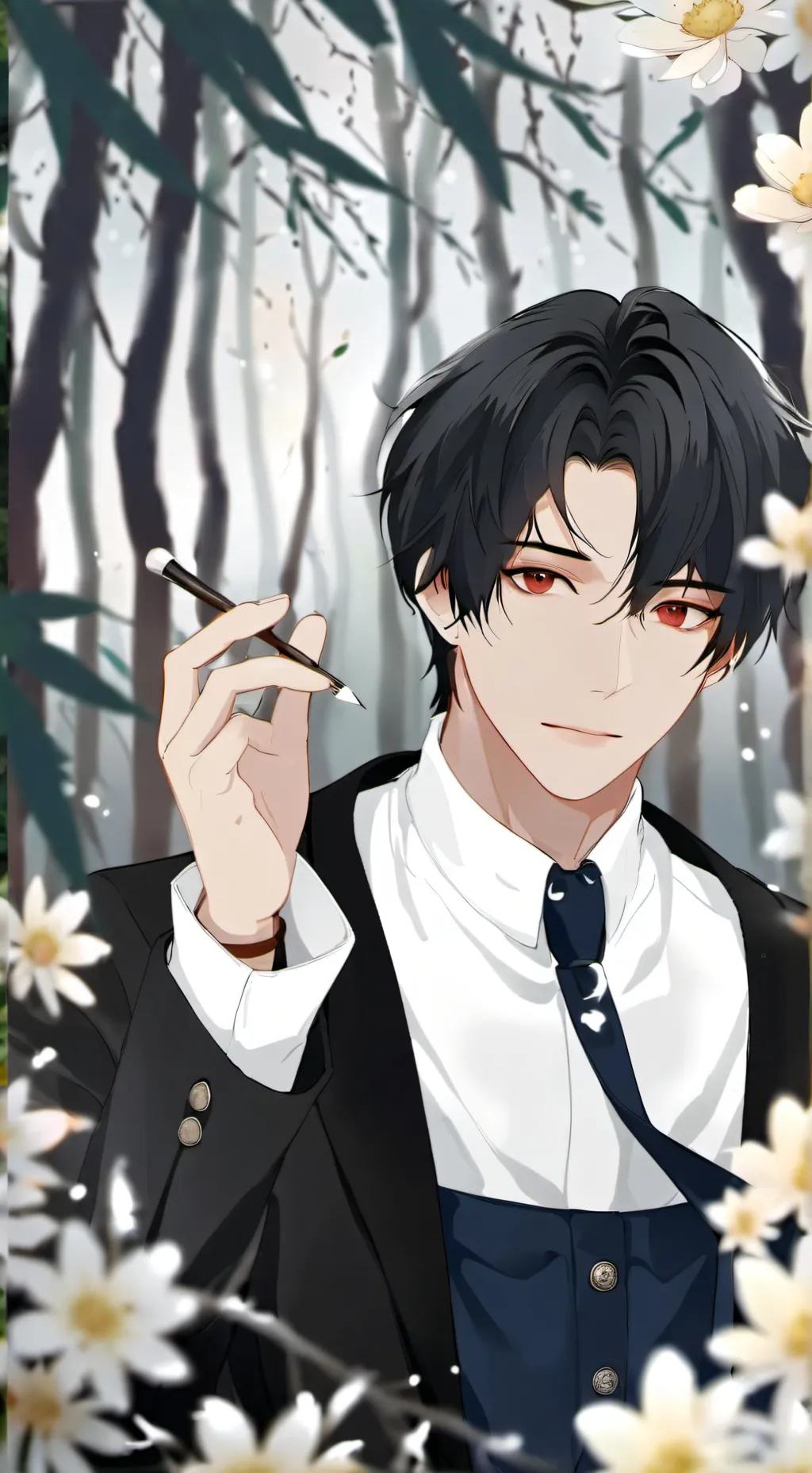 ai character: Вильям  background