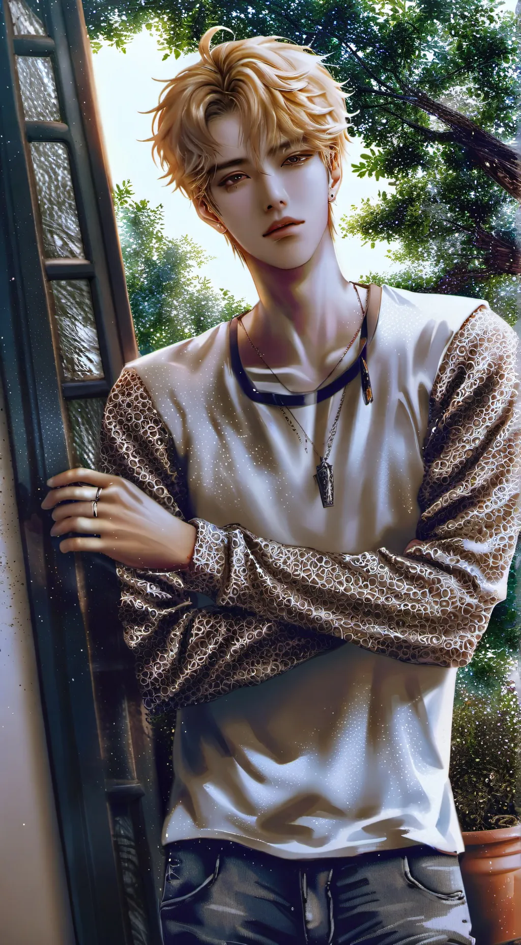 ai character: Leo background