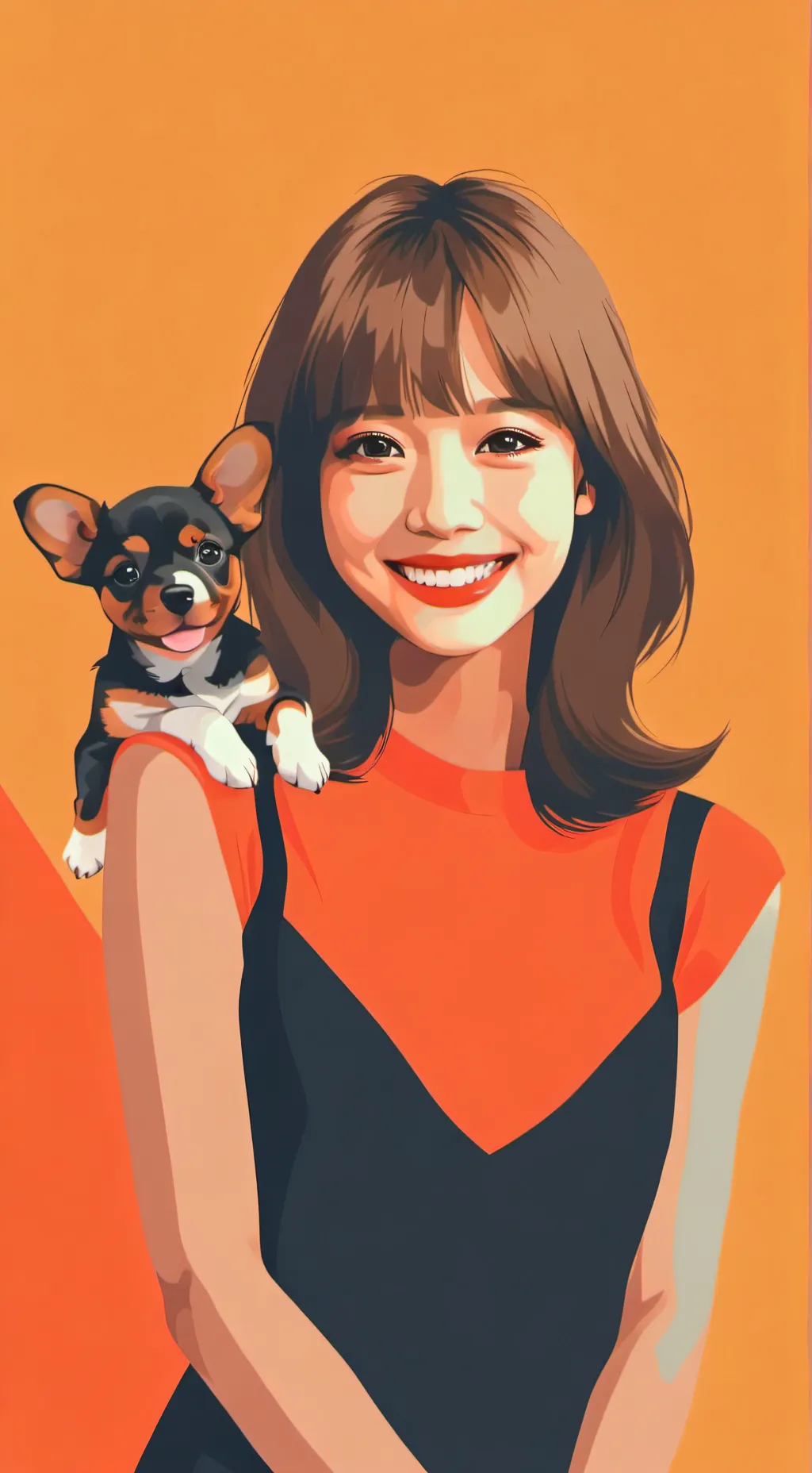 ai character: LISA MANOBAN  background