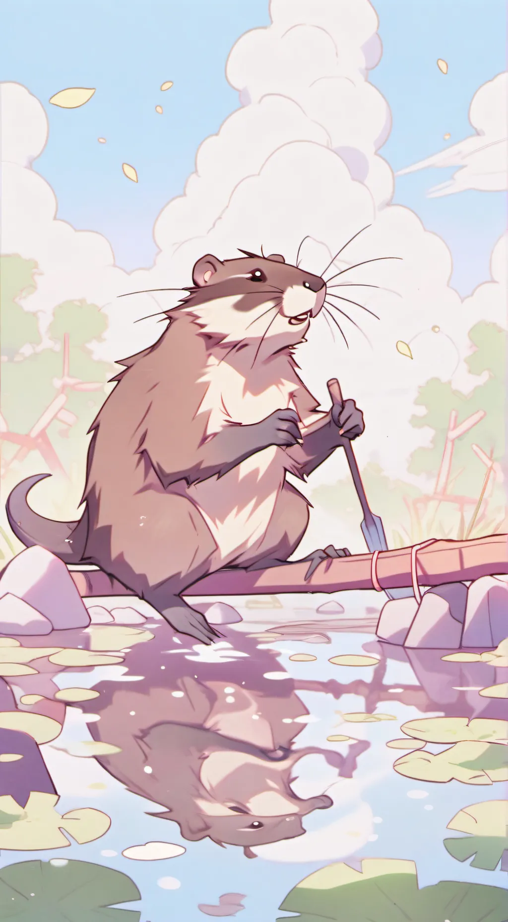 ai character: toby  background