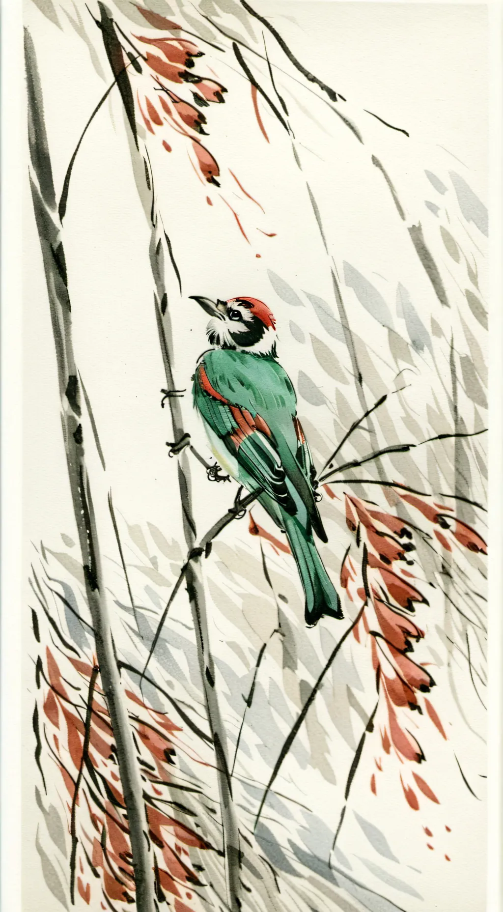 ai character: Bird background