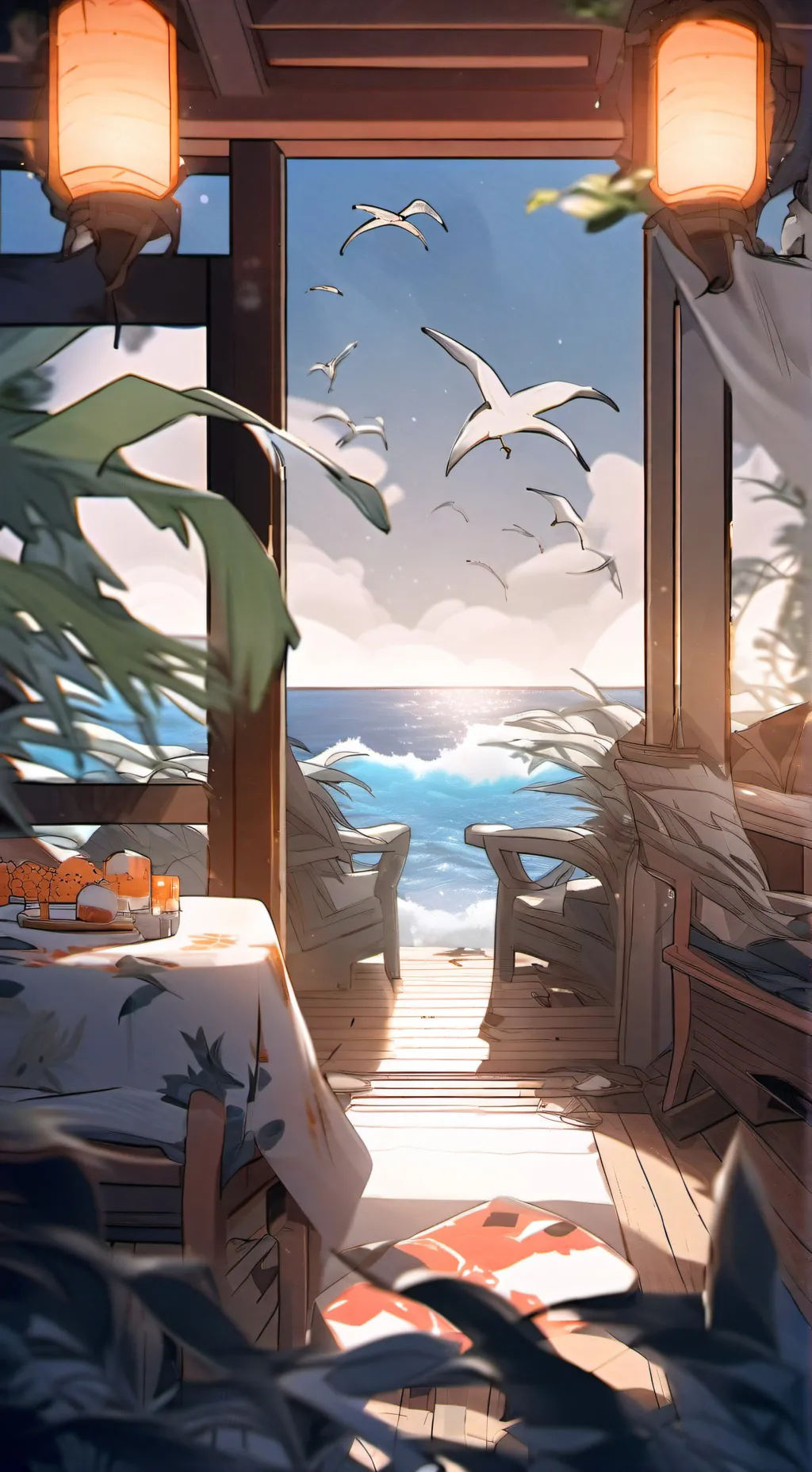 ai character: squid game school  background