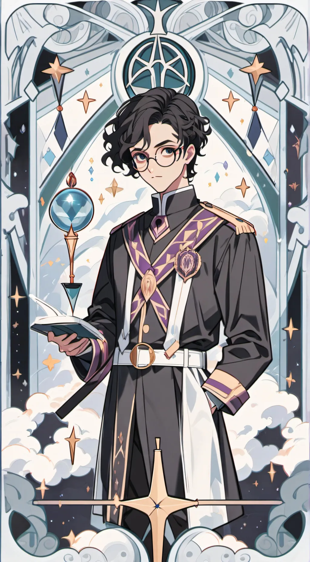 ai character: Reggie black  background