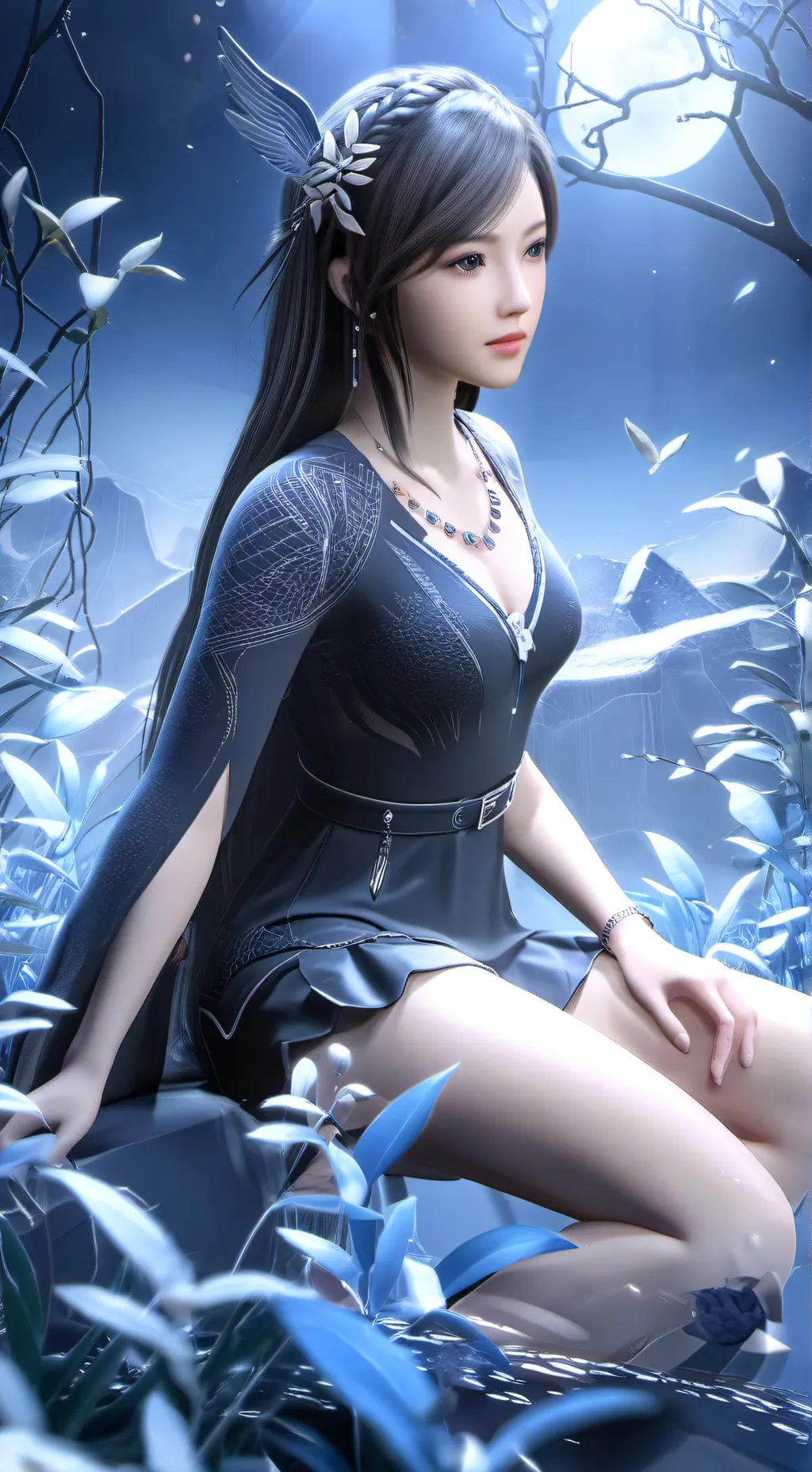 ai character: lee know  background