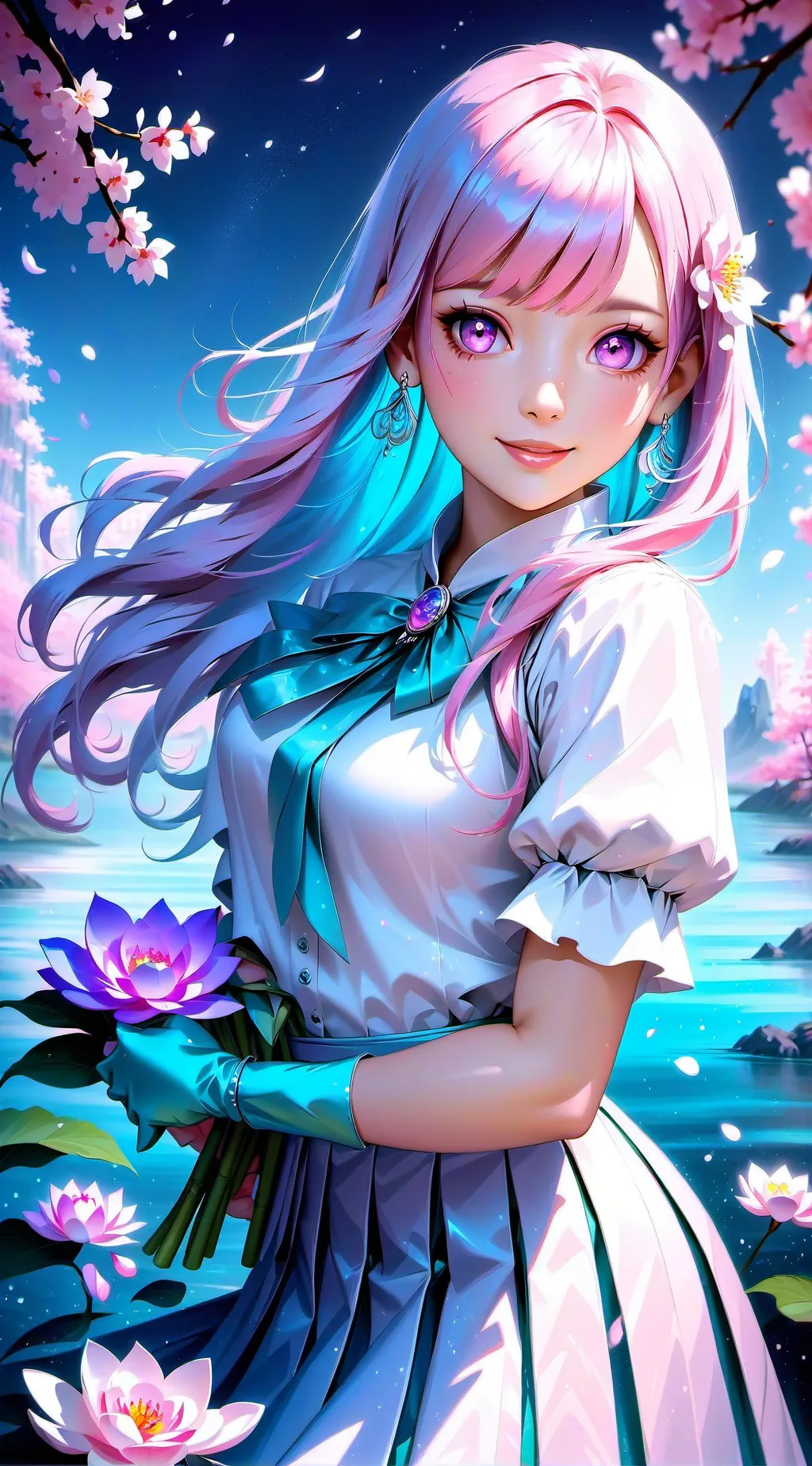 ai character: selina mi oc de dw background