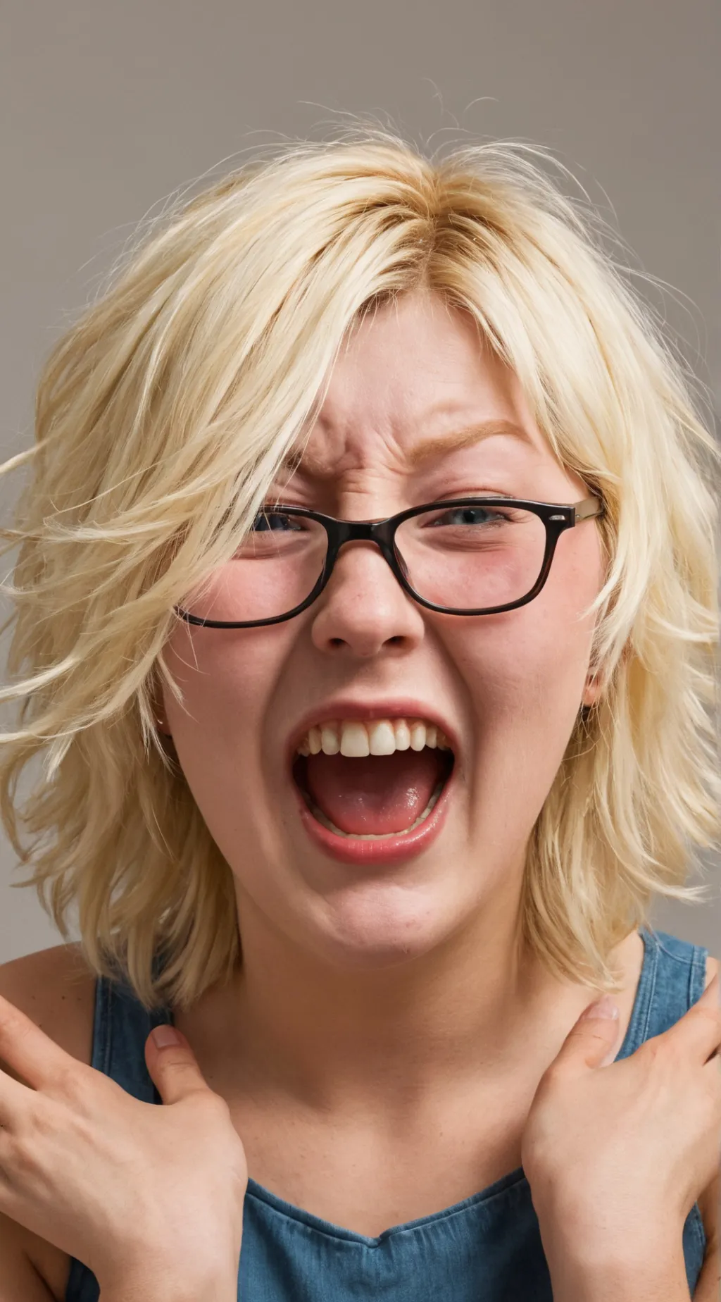 ai character: Karen at the store background