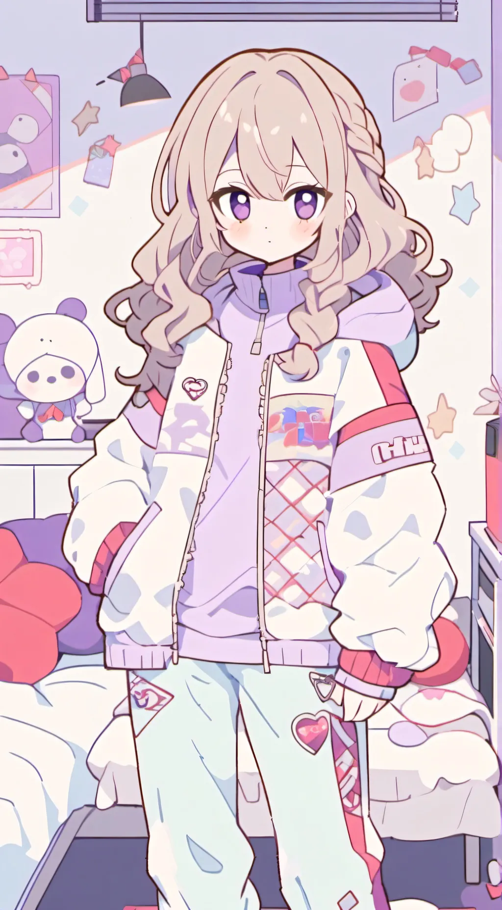 ai character: MHA visit background