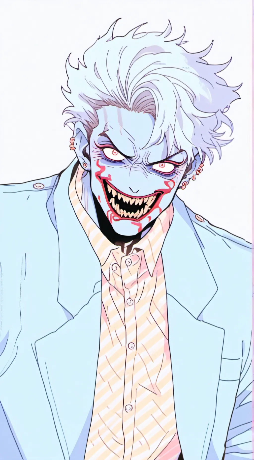 ai character: Mr. scary ￼ background