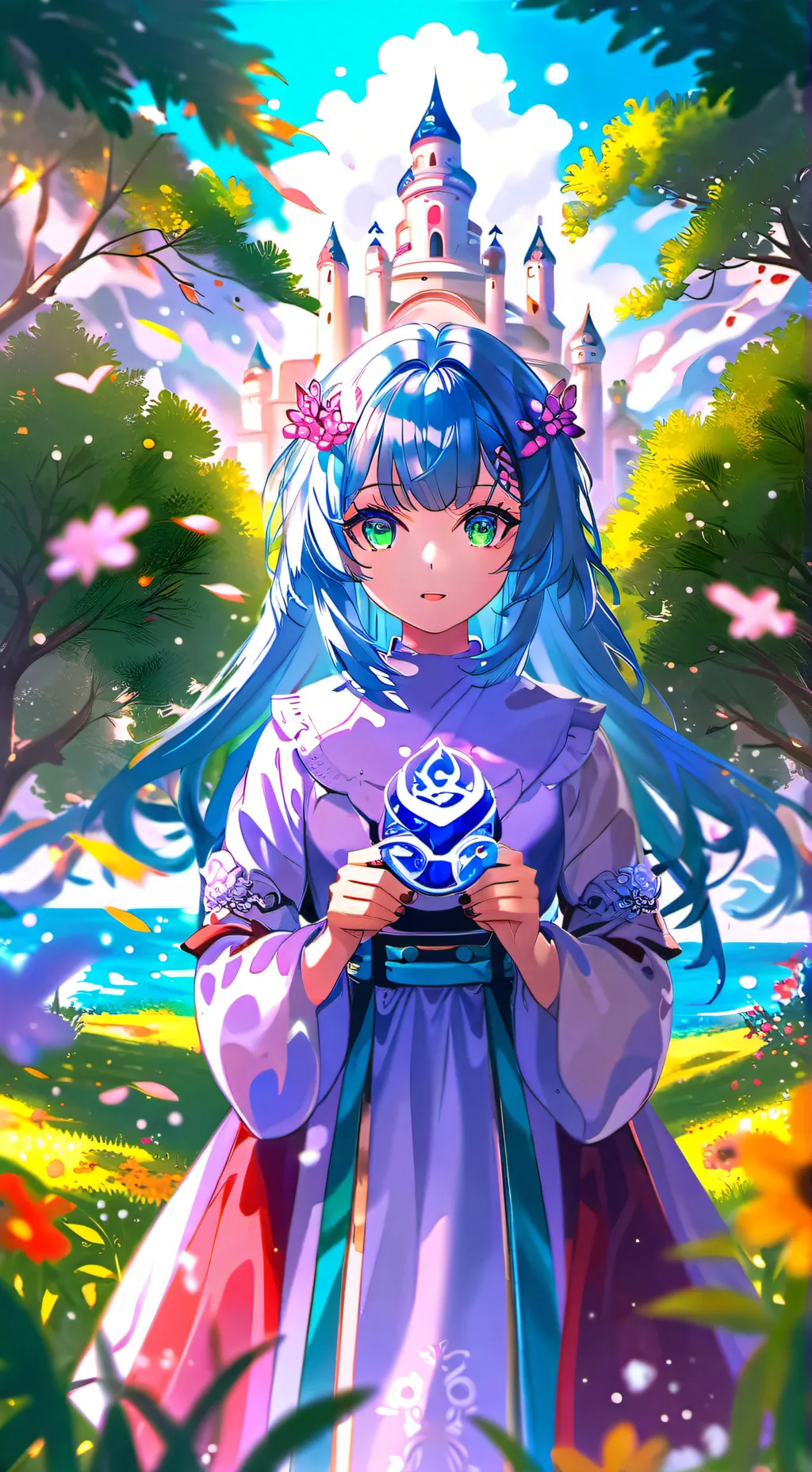 ai character: fer background