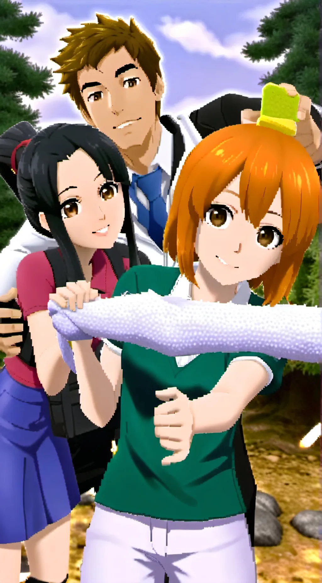 ai character: Rf,Julie,Poppy background