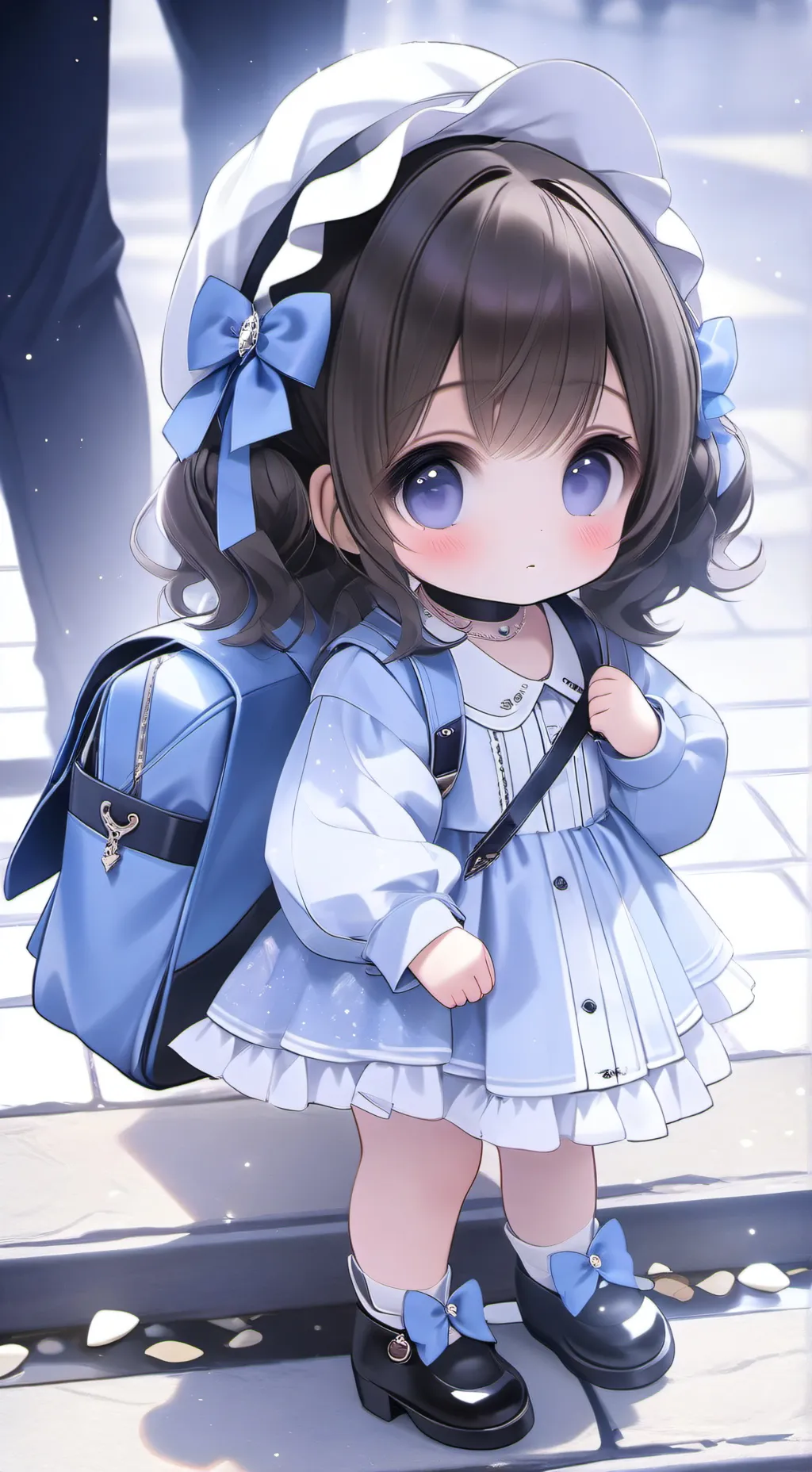 ai character: 💦memita💙 background