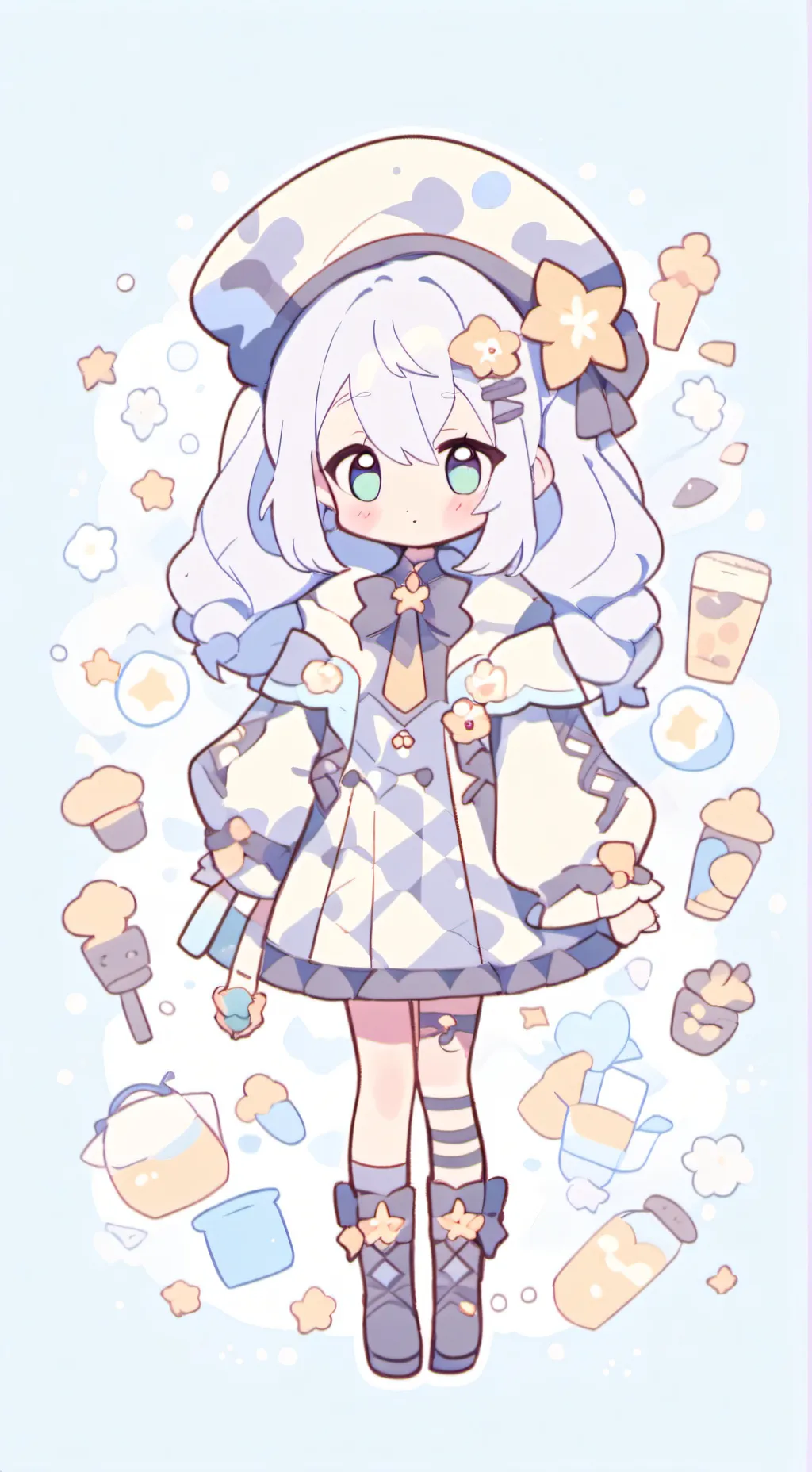 ai character: Gyo! background