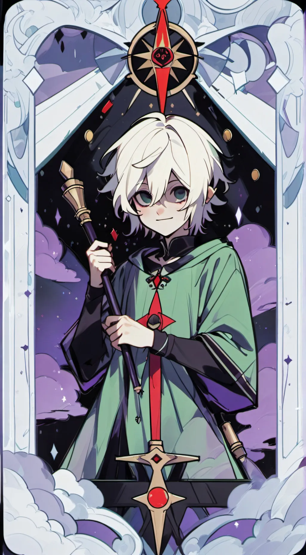 ai character: BEN DROWNED  background