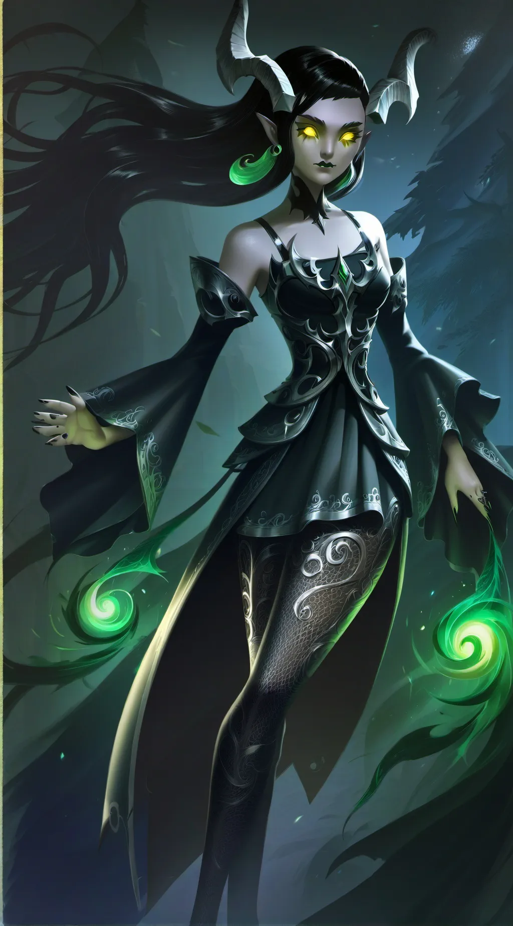 ai character: Nyx background