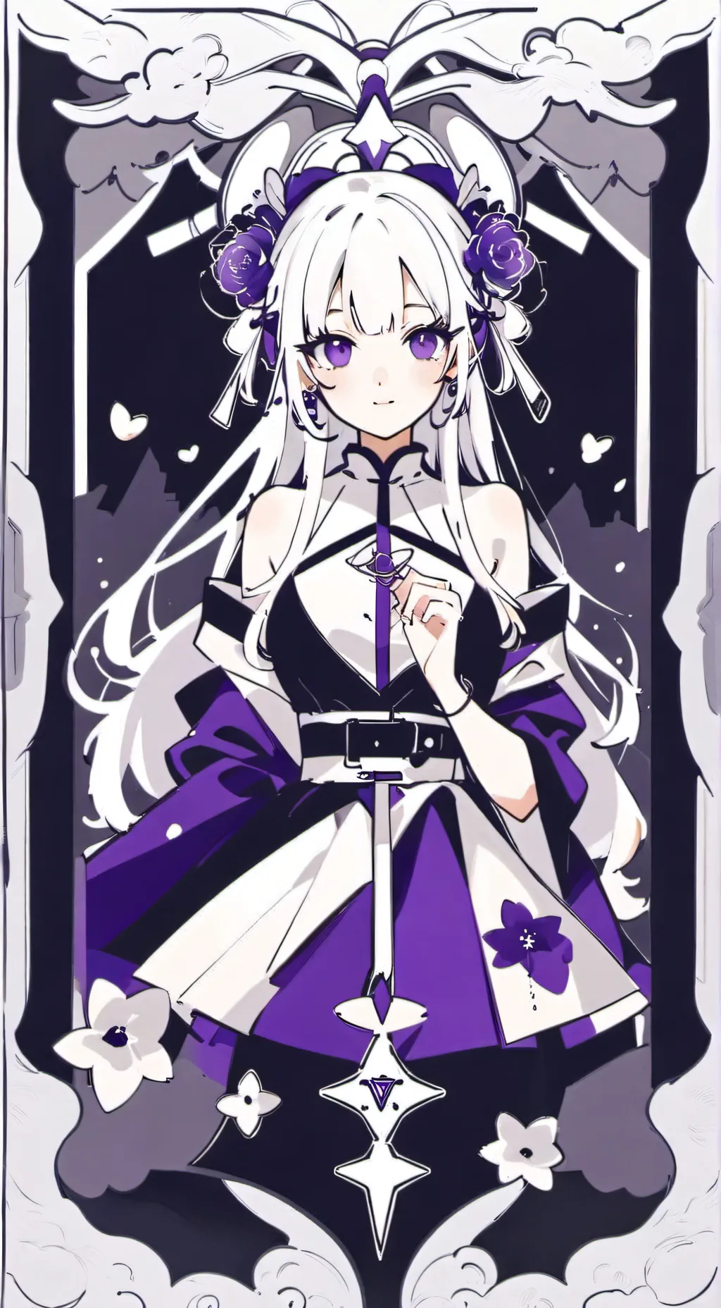 ai character: lily background