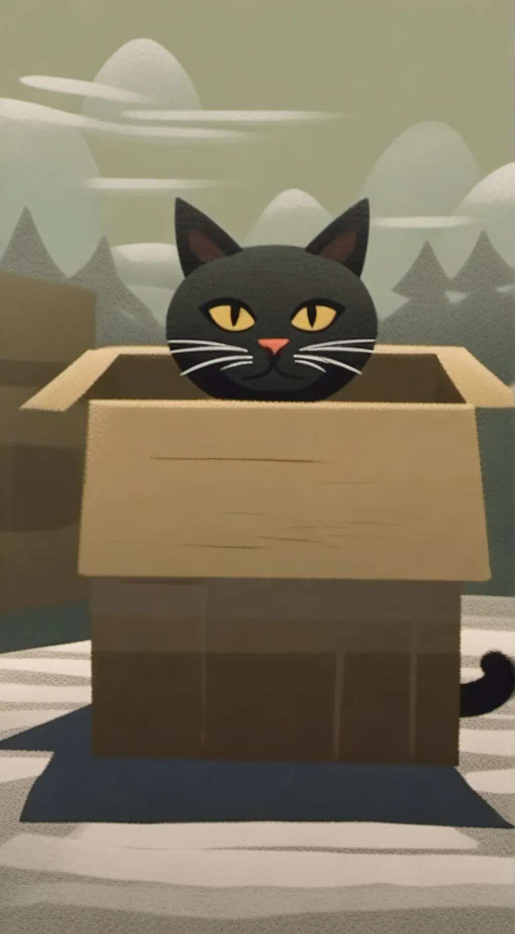 ai character: the cat background