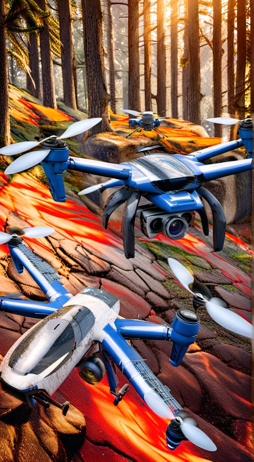 ai character: MD x Among us background