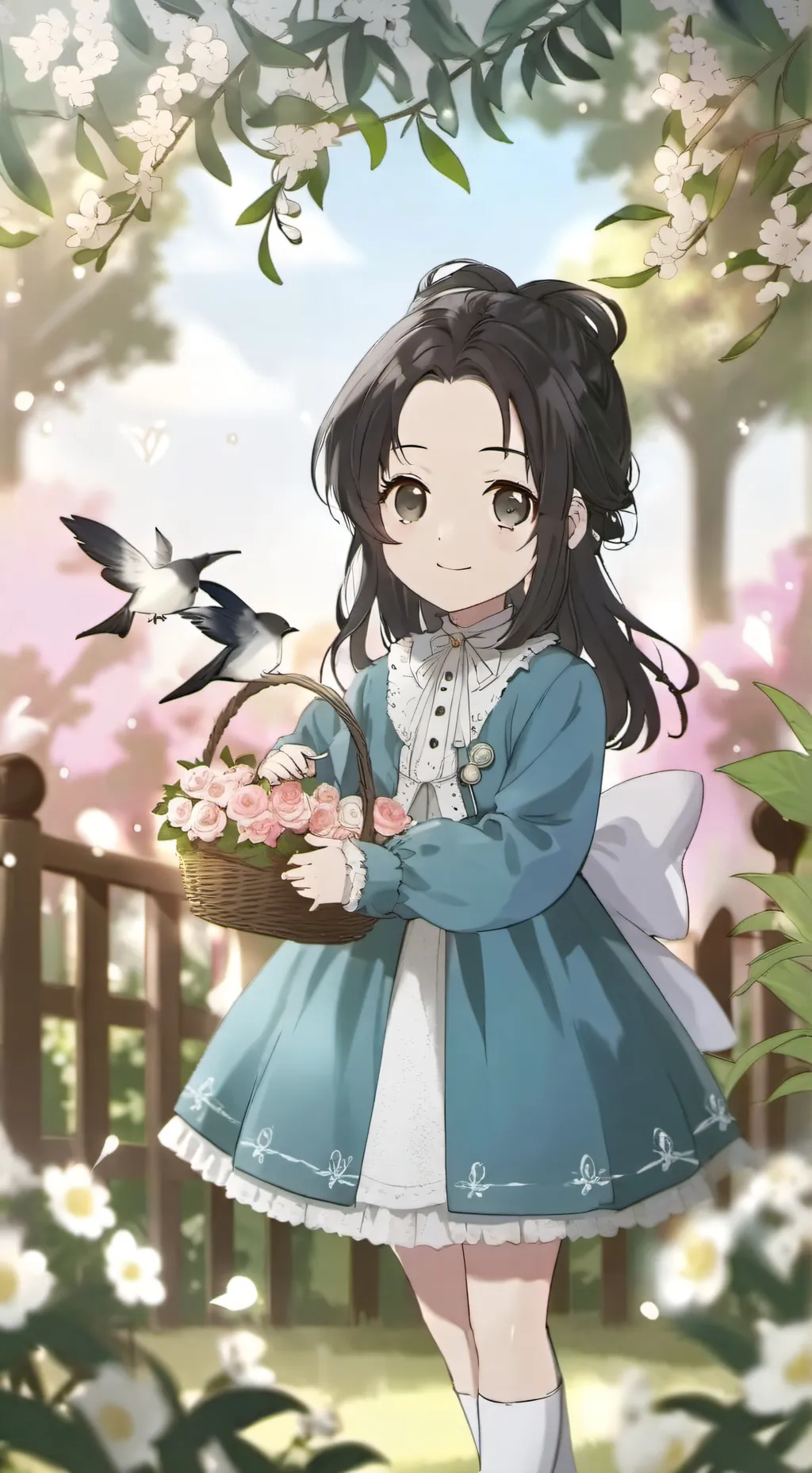 ai character: Émilie  background