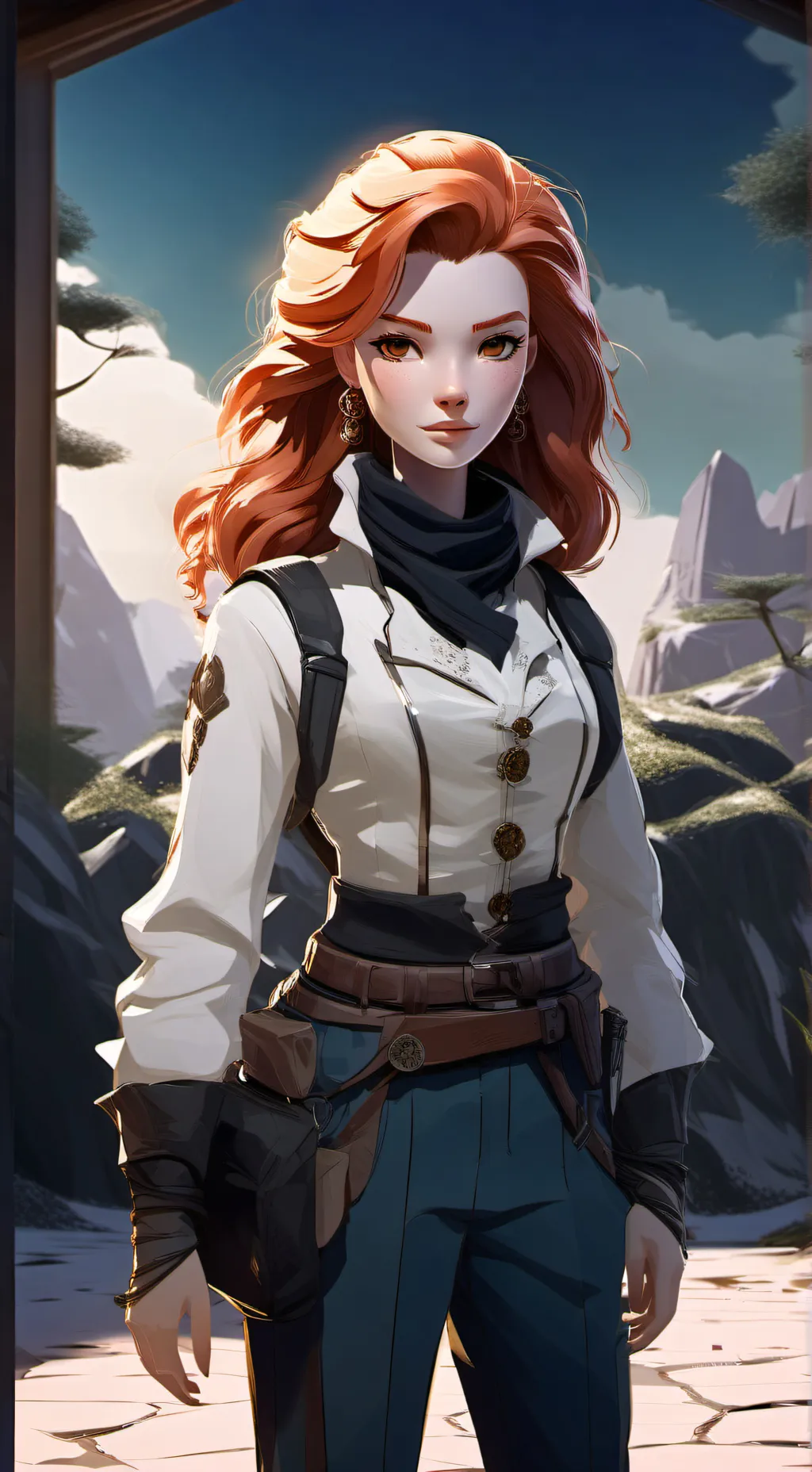 ai character: Sarah background