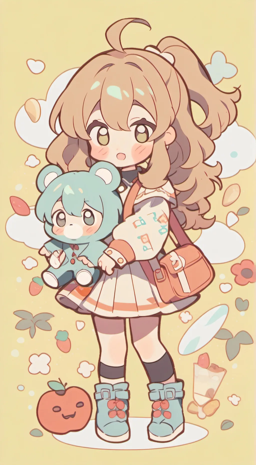 ai character: Demone background