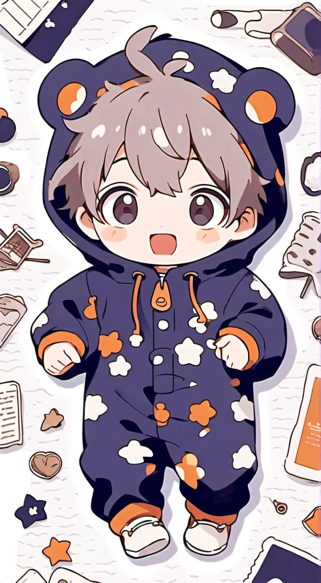 ai character: Léo background