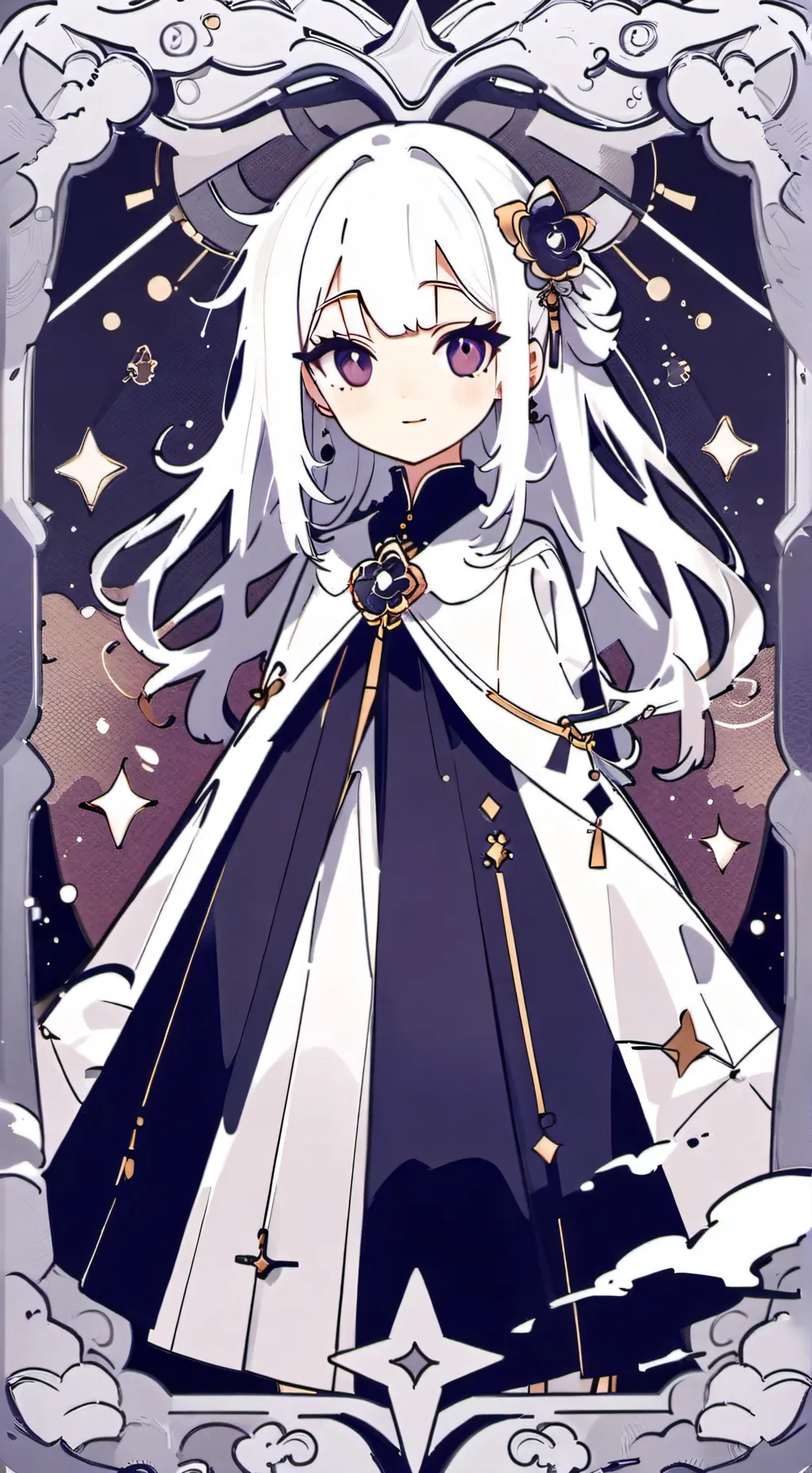 ai character: nightlight background