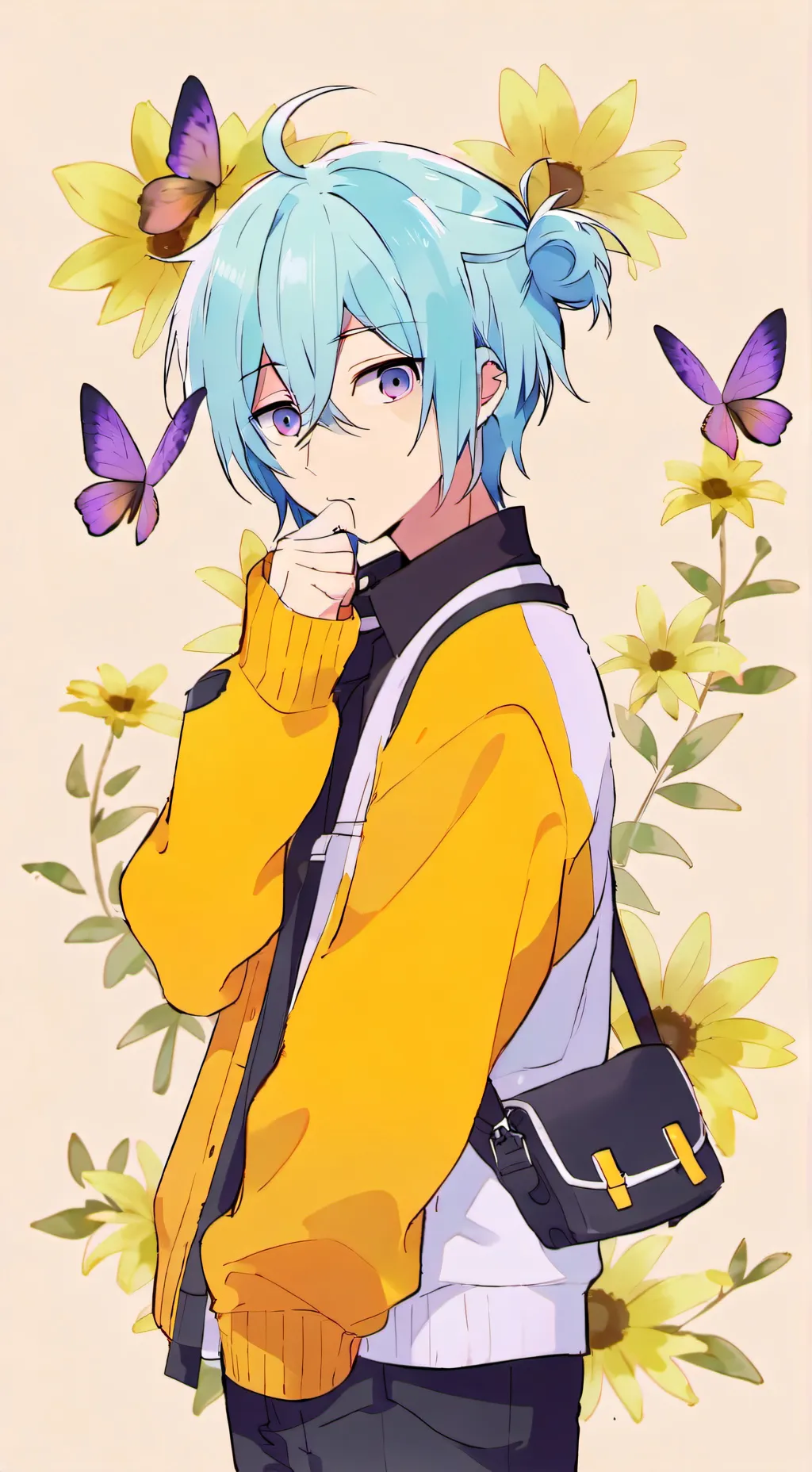 ai character: Kaoru background