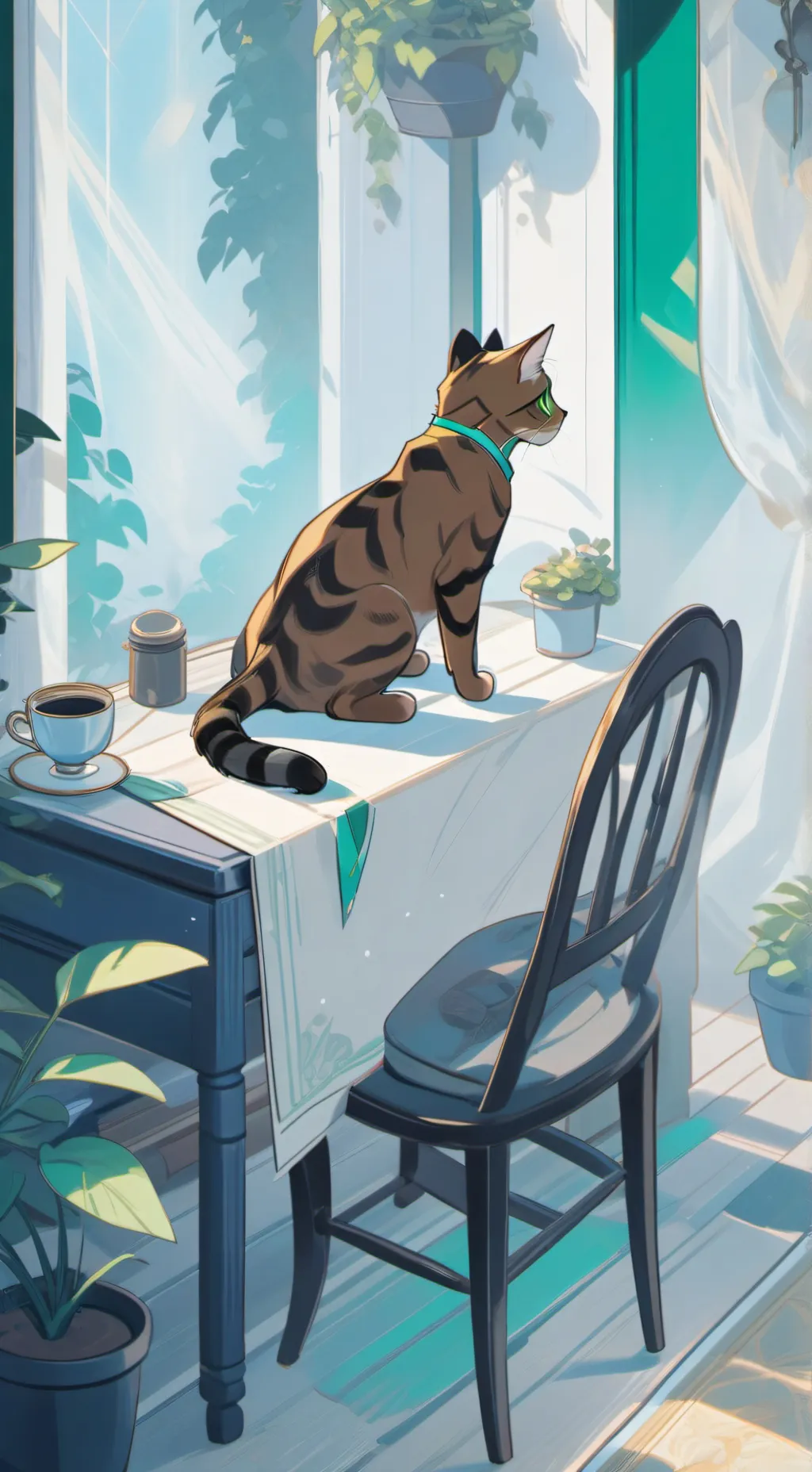 ai character: Dw loves you!  background