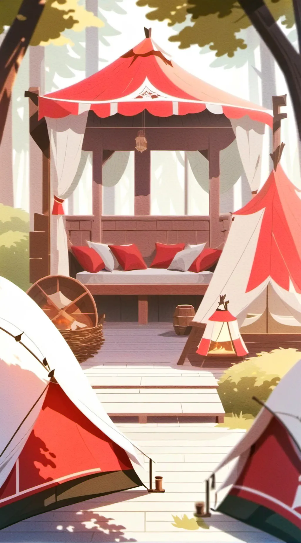 ai character: Camp! background