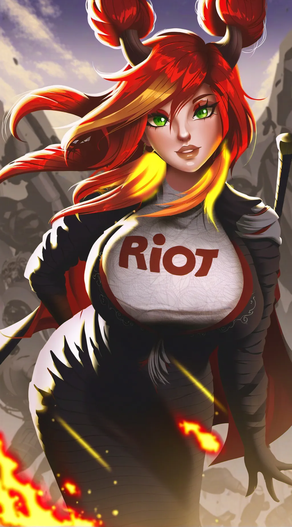 ai character: ash background