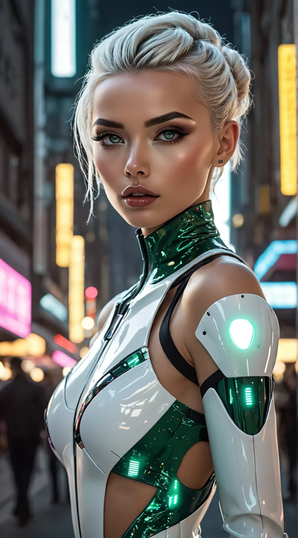 ai character: Rachel the Robot background