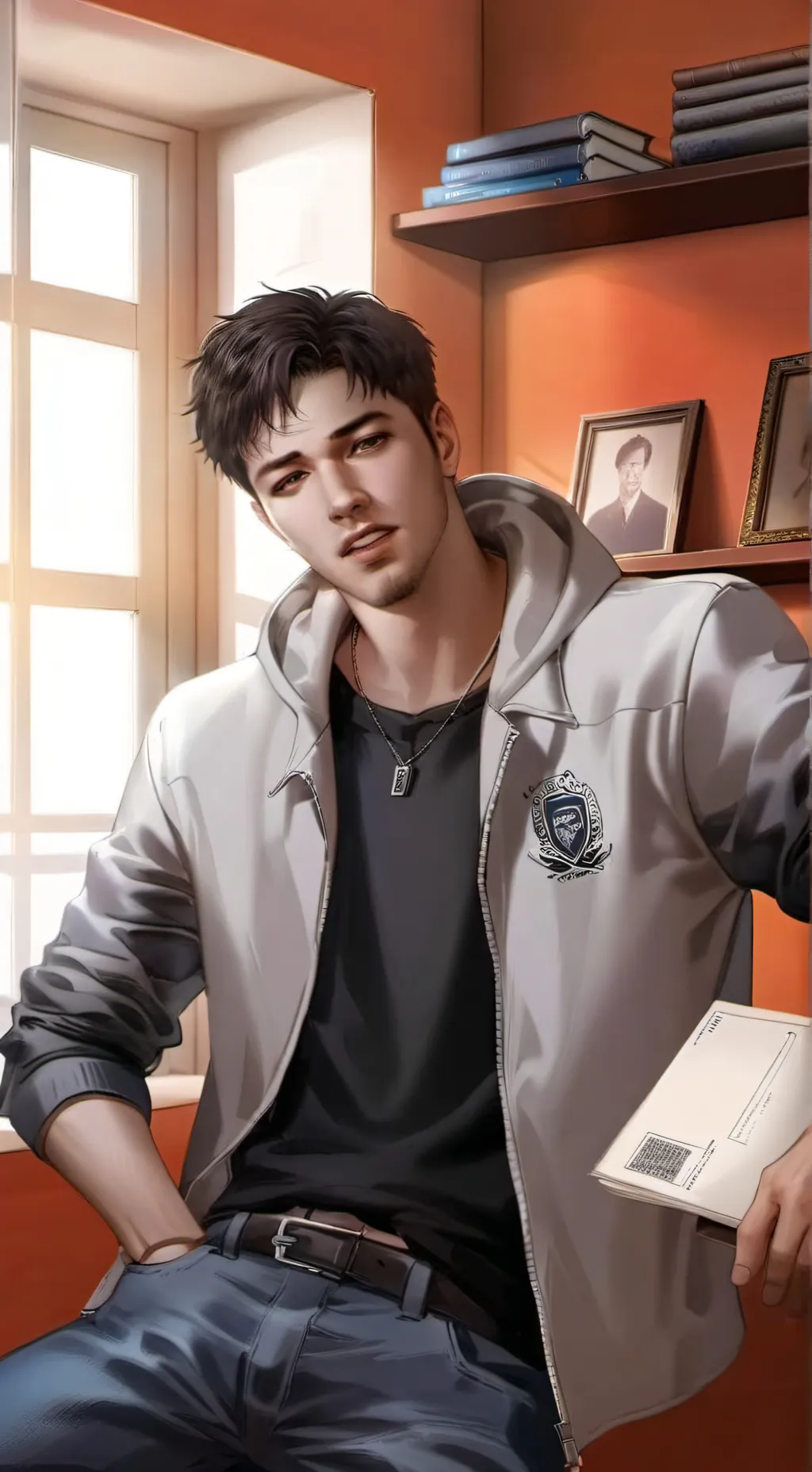 ai character: The Expectant Karen Boy background