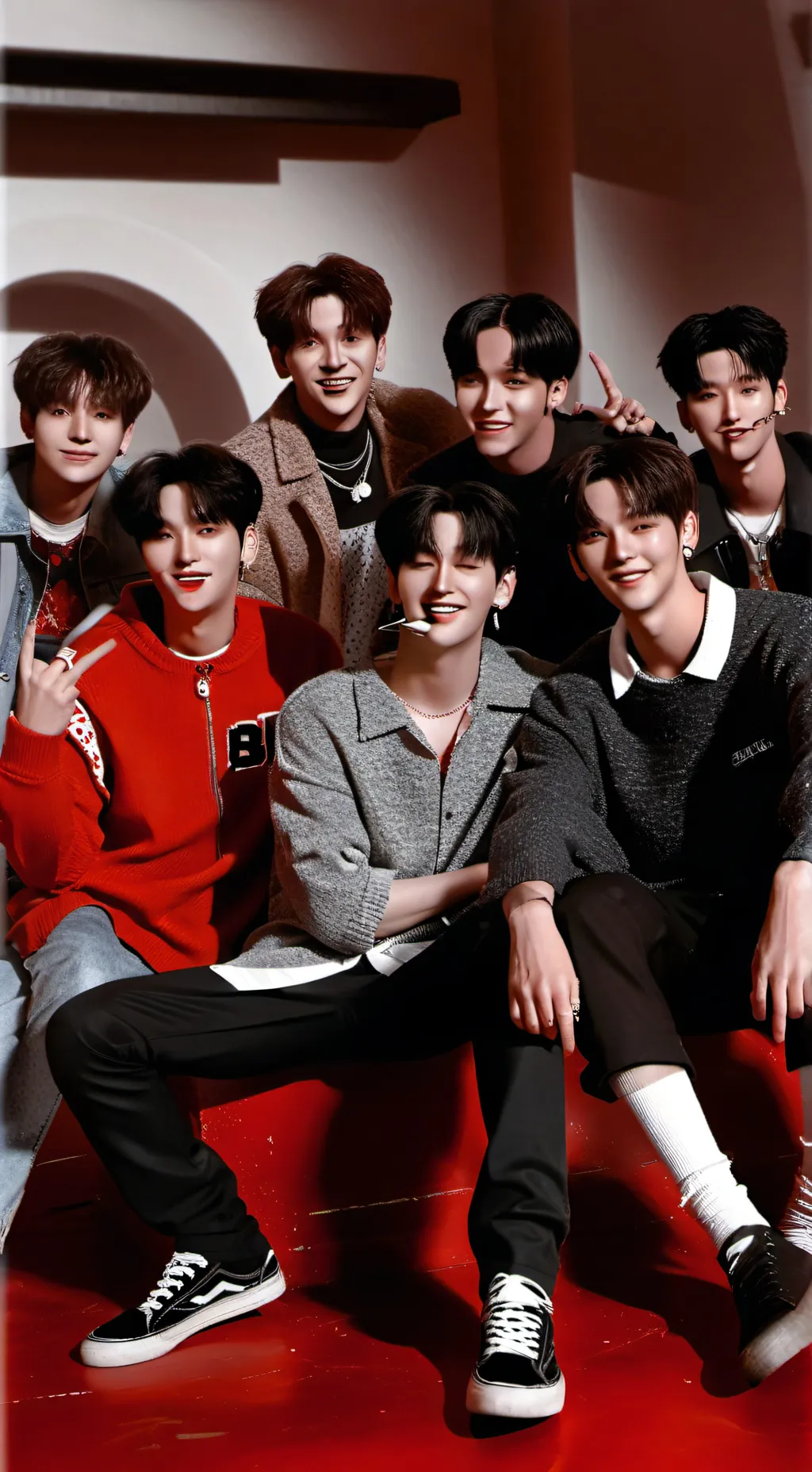 ai character: stray kids pick me background