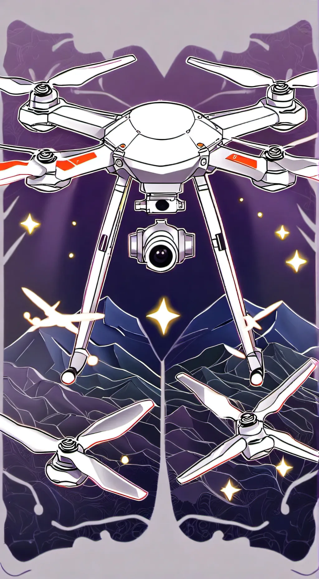 ai character: murder drones background