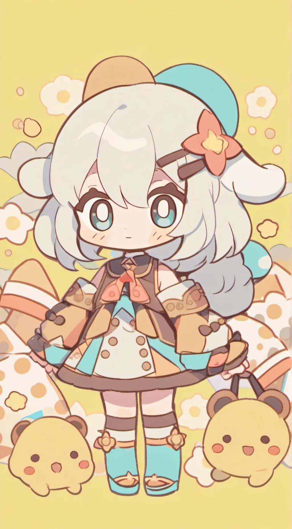 ai character: Tisha and Shelly  background