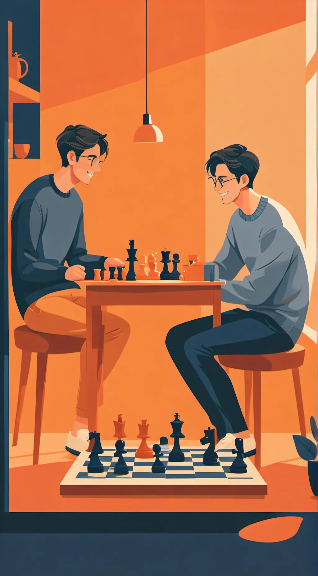 ai character: milo and chip background