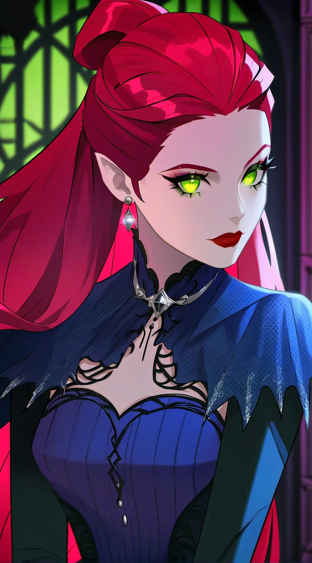 ai character: Valerie  background