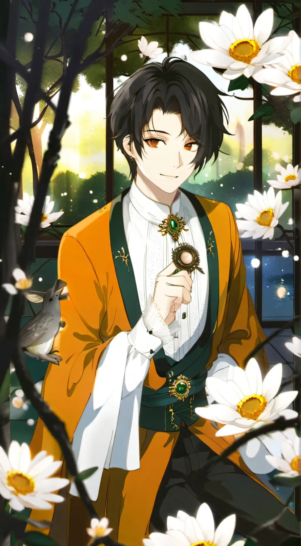 ai character: lucas  background