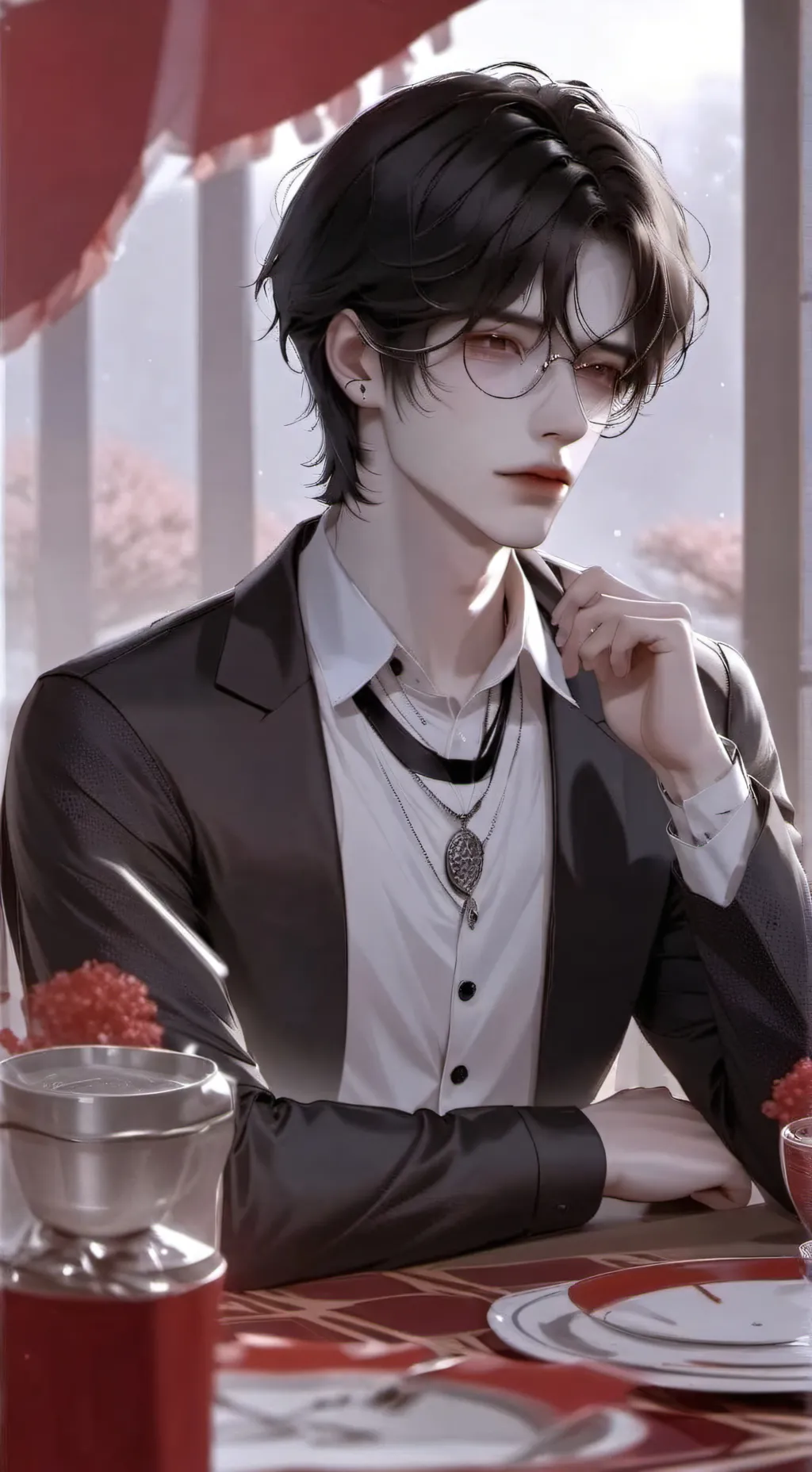 ai character: Aaron  background